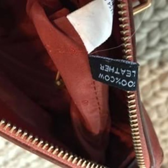 Marc Jacobs ziplocker satchel bag in burnt sienna - Picture 4 of 4